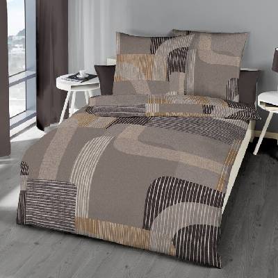 Sconto obliečky RECORD hnedá 70x90 140x200