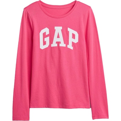 GAP V-FRCH LS Logo Tee ružová
