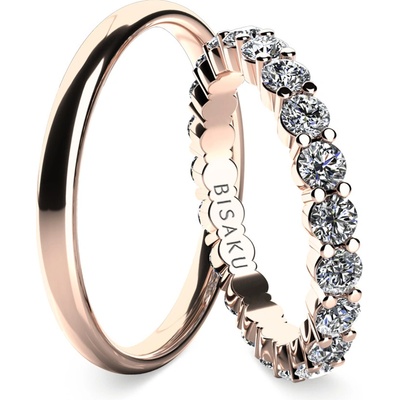 Bisaku Snubní Salome BIS B30327275RG Růžové zlato