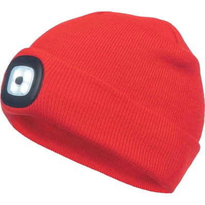 Cerva čepice se světlem DEEL LED Červená