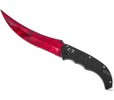 CS:GO Fadee Flip Knife Long Ruby