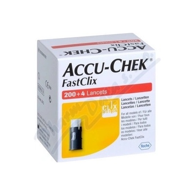 Accu Chek Fastclix lancets 204 ks