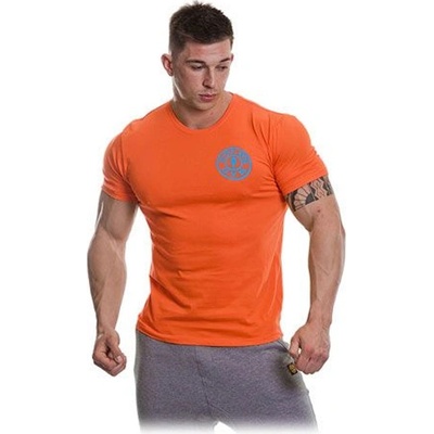 Gold's Gym pánské tričko Logo Chest oranžové