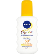 Nivea Sun Kids Sensitive sprej na opalování SPF50+ 200 ml