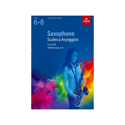 Saxophone Scales & Arpeggios, ABRSM Grades 6-8 - from 2018Sheet music