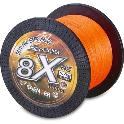 Saenger Šnúra 8X Specialist Spin Braid 1800m 0,18mm 15,9kg