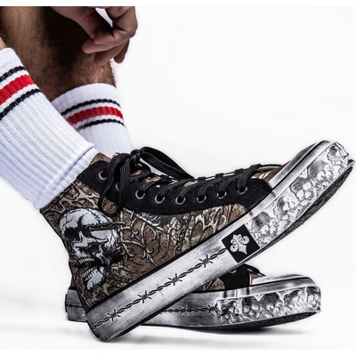 Affliction Collapse Hi-Top hnedá
