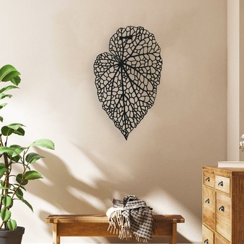 Decono Метална Декорация Изсъхнало Листо