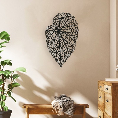 Decono Метална Декорация Изсъхнало Листо