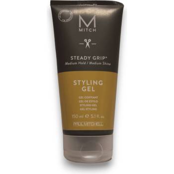 Mitch by Paul Mitchell Styling Steady Grip без парабени гел за оформяне на коса естествен блясък твърда фиксация 150 ml