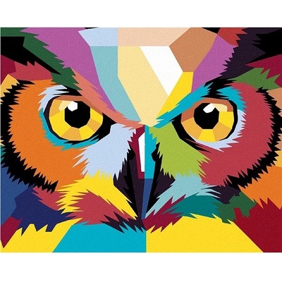 ZUTY Malování podle čísel POP ART SOVA 40 x 50 cm