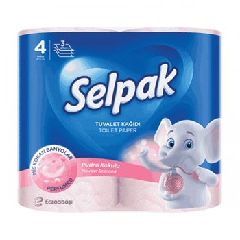 Тоалетна хартия Selpak ароматизирана 3пл. 4бр