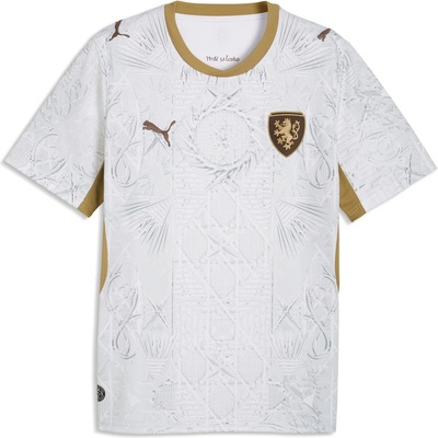 PUMA Футболна фланелка Puma Mens Czech Republic Away Shirt World Cup 2026 - White/Gold