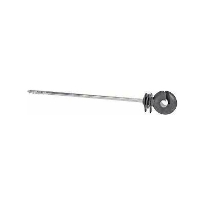 Izolátor k elektrickému ohradníku pro lanka, lana, pásky, s dlouhým vrutem 220 mm - 10 ks
