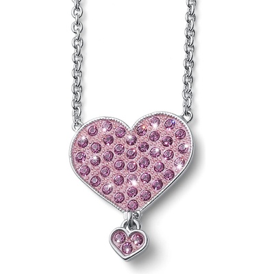 L.O.L Surprise Detský náhrdelník Dreamheart so Swarovski krištáľmi L1002PIN