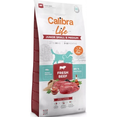 Calibra Life Junior Small & Medium Fresh Beef 12 kg