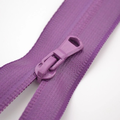Takoy Zips Sarah vodeodolný deliteľný 5mm - fialová 85 cm