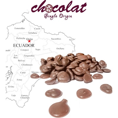 Single Origin mléčná Ecuador 32% pecky 12 kg