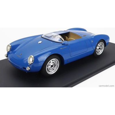 Schuco Porsche Spider 1954 Con Vetrina With Showcase modrá 1:12