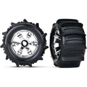 Traxxas велосипед 3.8", диск Geode хром S17, гуми Paddle (2)