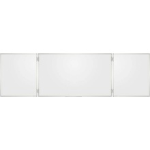 ROCADA 6729, trojdielna, zatváracia 400 × 100 cm (zatvorená 200 × 100 cm) biela