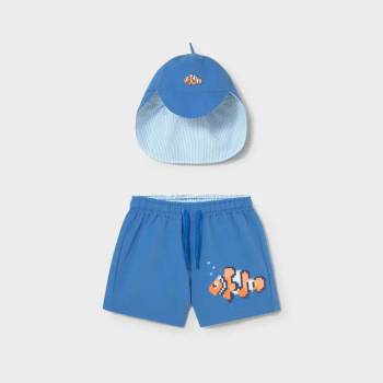 MAYORAL Комплект бански и лятна шапка в Син цвят за бебе момче Mayoral