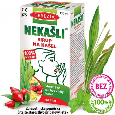Terezia Company Nekašli bylinný sirup na kašeľ 150 ml
