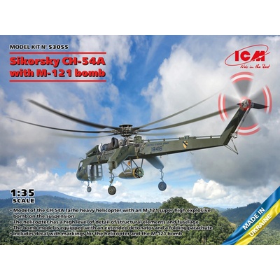 ICM Sikorsky CH 54A w/ M 121 Bomb 1:35