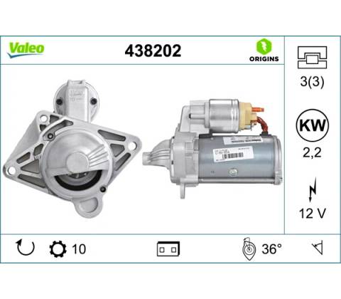 Štartér VALEO 438202