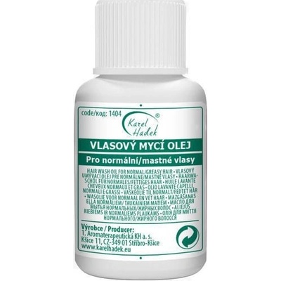 Karel Hádek vlasový mycí olej pro mastné vlasy 20 ml