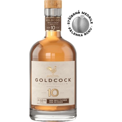 Rudolf Jelínek Gold Cock 10y 49,2% 0,7 l (holá láhev)