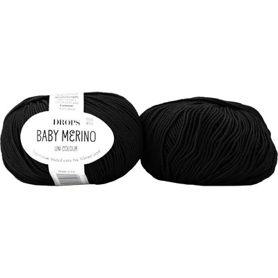 Drops Baby Merino 21 černá