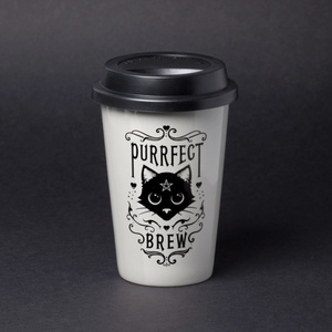 Alchemy gothic пътна чаша ALCHEMY GOTHIC - Purrfect Brew - TMUG7