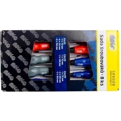 MAGG Sada skrutkovačov (3xPL, 3xPH, 2xPZ) - 8 ks