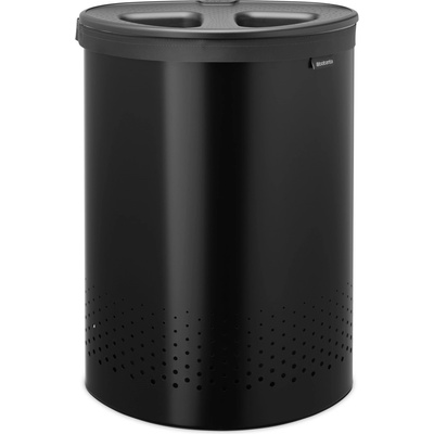 Brabantia Кош за пране SELECTOR, 55 л, матовочерен, стомана, Brabantia (BRAB242366)