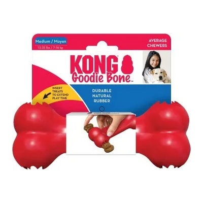 KONG Goodie Bone Medium - играчка за куче от гума - САЩ - 10011E