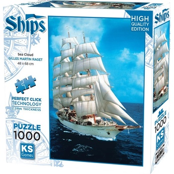 KS Games Пъзел KS Games от 1000 части - Морски облаци (20774)