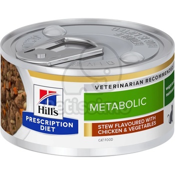 Hill's Prescription Diet Metabolic Wight Management Vegetable & Chicken Stew - Яхния в консерва 156 г