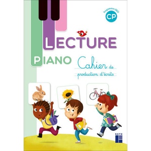 Lecture piano - Cahier de production d'écrits CP - Programmes 2025 | Sandrine Monnier (2025)