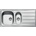 Smeg Мивка за над плот smeg lyp102fr2 (lyp102fr2)
