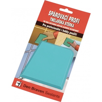 Den Braven - Silikonová stěrka profi, čtyřhranná, zelená