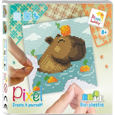 Pixelhobby Мозайка с пиксели Classic, Pixelhobby, 48x48 пиксела - Капибара (44046-Capybara)