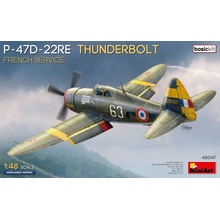 Miniart P-47D-22RE Thunderbolt. French Service. Basic Kit 1:48