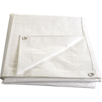 MAT plachta s oky kašírovaná 5 x 8 m 140 g/m² průhledná/bílá