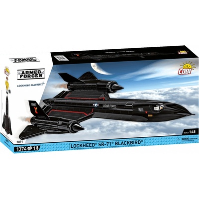 COBI 5891 Armed Forces 1:48 Americké strategické prieskumné lietadlo Lockheed SR-71 Blackbird
