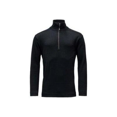Devold BLAATROIE WOOL ZIP NECK 285A DEEP MARINE modrá
