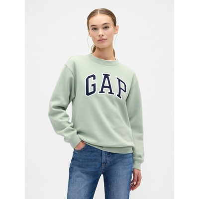 GAP Oversize mikina s logom zelená