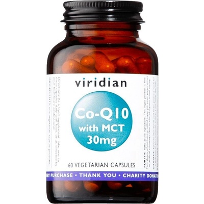 Viridian Co-enzym Q10 with MCT 30mg 60 kapslí