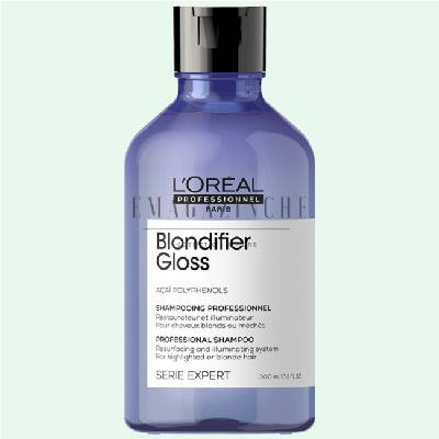L’Oréal Professionnel Шампоан за възстановяване и блясък на руса коса 300 мл. Serie Expert Blondifier Gloss shampoo (093474636974382)