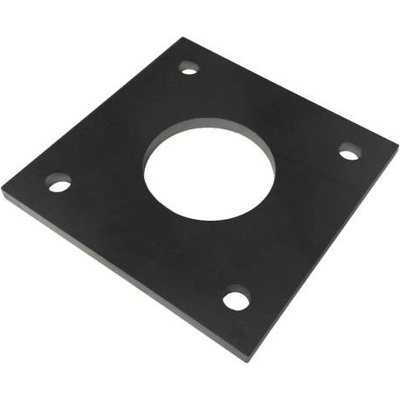 KP PL8-150x150 - oceľová kotviaca platňa 150x150x8 mm, na výrobu stĺpika plotu a brány